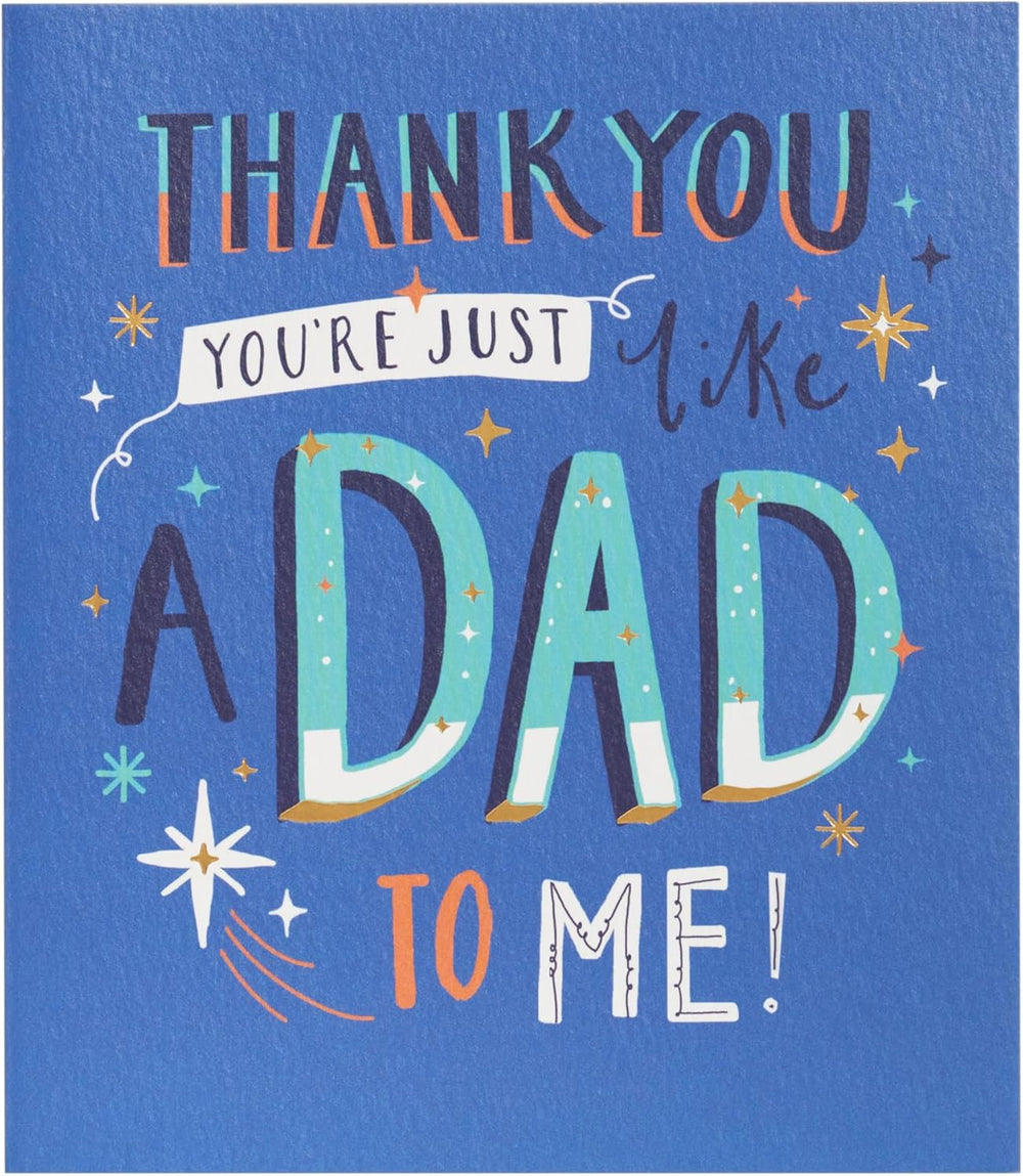 UK Greetings Father's Day card for him featuring a blue design, perfect for celebrating dads on special occasions.