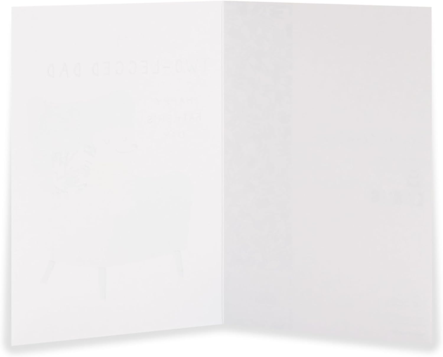 UK Greetings My Two-Legged Dad Father’s Day greeting card featuring a dog paw print and cheerful design.
