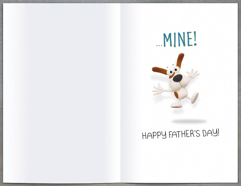 UK Greetings Father's Day card featuring a colorful design to celebrate a wonderful, clever, fun, and kind grandad.