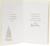 Christmas card for grandparents by UK Greetings, festive greeting card featuring holiday design for wonderful grandparents.