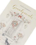 UK Greetings Christmas card for grandparents, featuring festive design perfect for sending holiday cheer to wonderful grandparents.