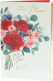 UK Greetings Christmas card for mum featuring festive design and heartfelt message, perfect for celebrating Mother’s Day.