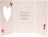 Christmas card for wife from UK Greetings, featuring festive design perfect for expressing love and holiday cheer.
