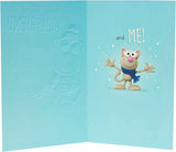 Funny Christmas card for girlfriend by UK Greetings, featuring humorous holiday message on a festive greeting card.