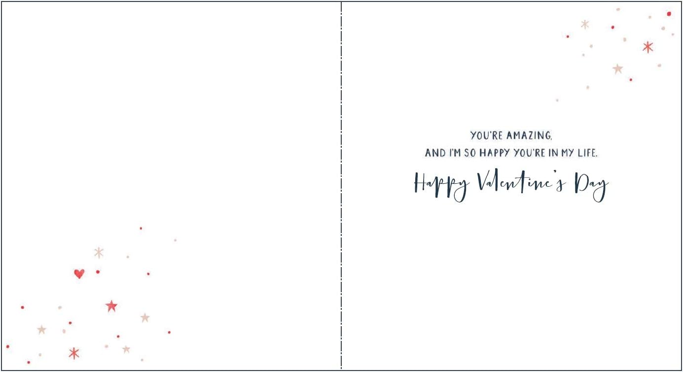 Romantic UK Greetings Valentine's Day card for girlfriend, featuring heartfelt message and festive design for her.