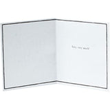Gold Stars Thank You Very Much greeting card by UK Greetings featuring gold star designs on a cheerful thank you message.