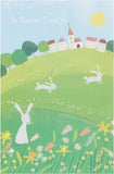 Set of five UK Greetings Easter greeting cards with illustrated traditional Easter designs for him or her, perfect for Easter wishes.