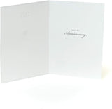 UK Greetings 35th Wedding Anniversary greeting card with floral design and elegant lettering, perfect for celebrating a special milestone.
