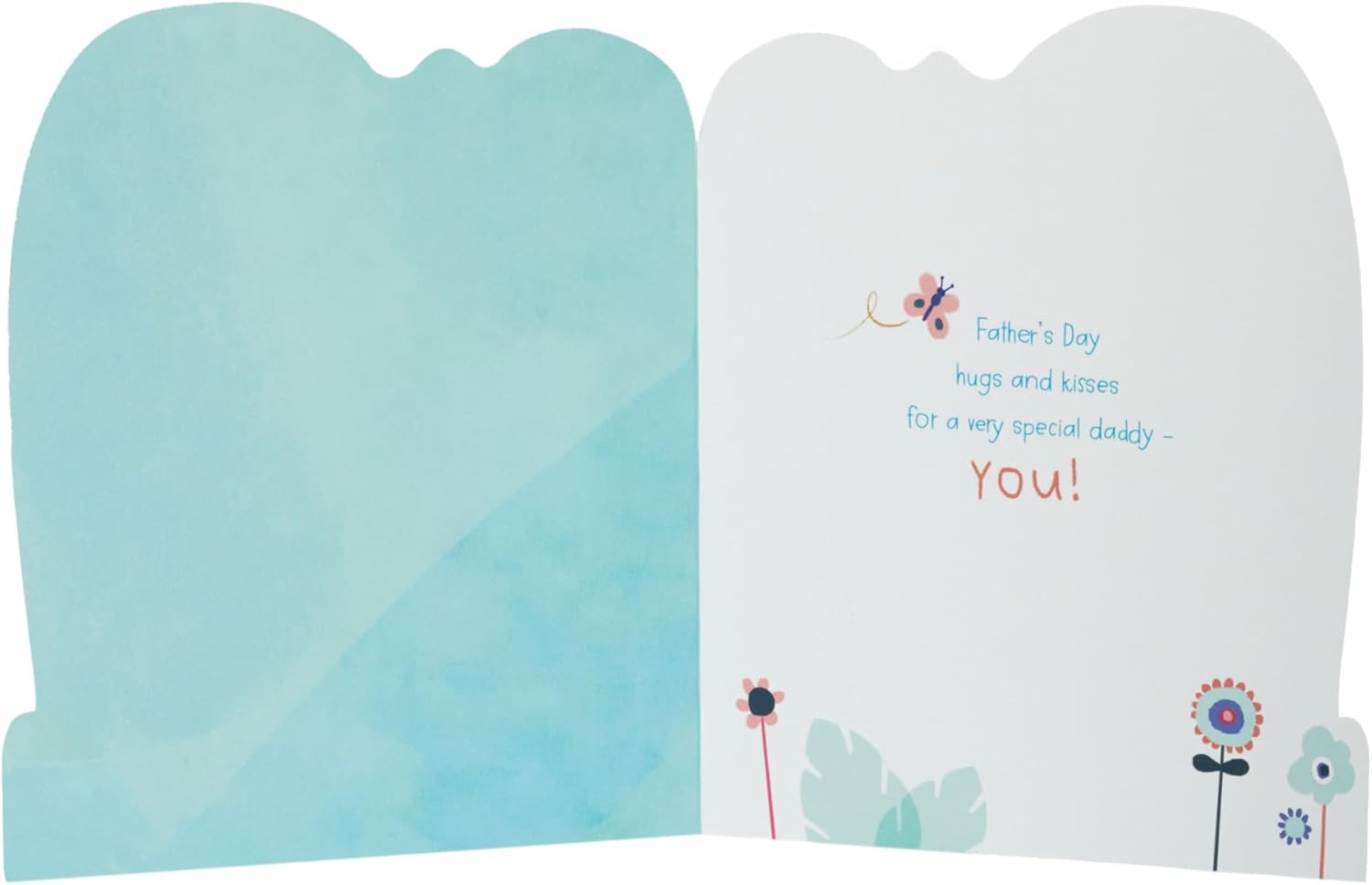 UK Greetings Father's Day card featuring an adorable design for Daddy from Your Daughter, perfect for celebrating Dad.