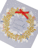 UK Greetings Amazing Friends Christmas greeting card featuring festive friends and holiday-themed designs.