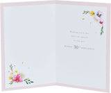 UK Greetings Amazing Happy 30th Birthday Card, colorful greeting card with cheerful design for celebrating a 30th birthday