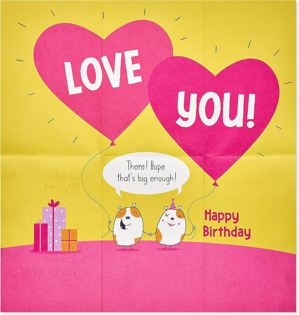 UK Greetings American Greetings birthday card for niece, featuring colorful design and cheerful message for her special day.