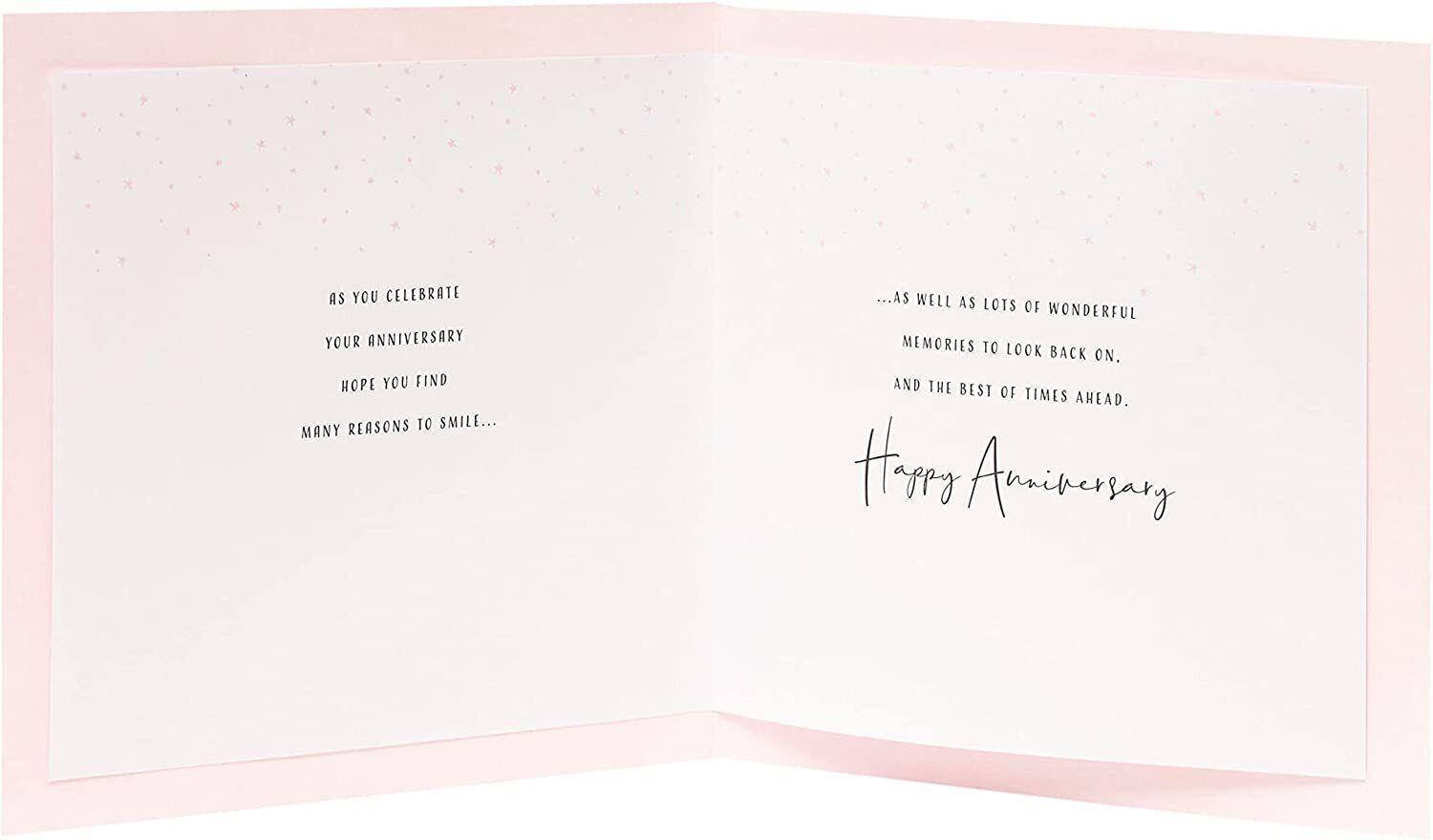 UK Greetings anniversary greeting card featuring a happy couple, perfect for celebrating a special milestone together.