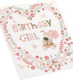 UK Greetings Boofle birthday greeting card, featuring colorful illustrations for celebrating with friends and family.