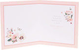 UK Greetings birthday greeting card featuring Royal Horticultural Society design, part of a set of 100 cards, with floral illustrations.