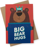 UK Greetings Bear Dad birthday greeting card featuring a cute bear illustration for celebrating dads.