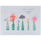 UK Greetings beautiful birthday wishes greeting card with colorful floral design for celebrating birthdays.