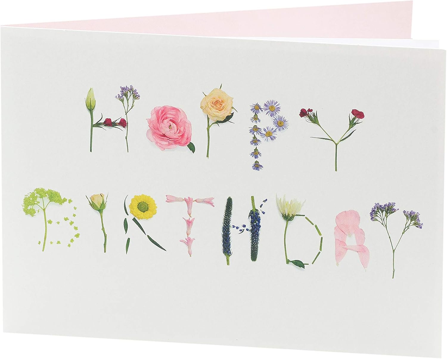 UK Greetings beautiful floral birthday card featuring colorful flower designs, perfect for celebrating friends.