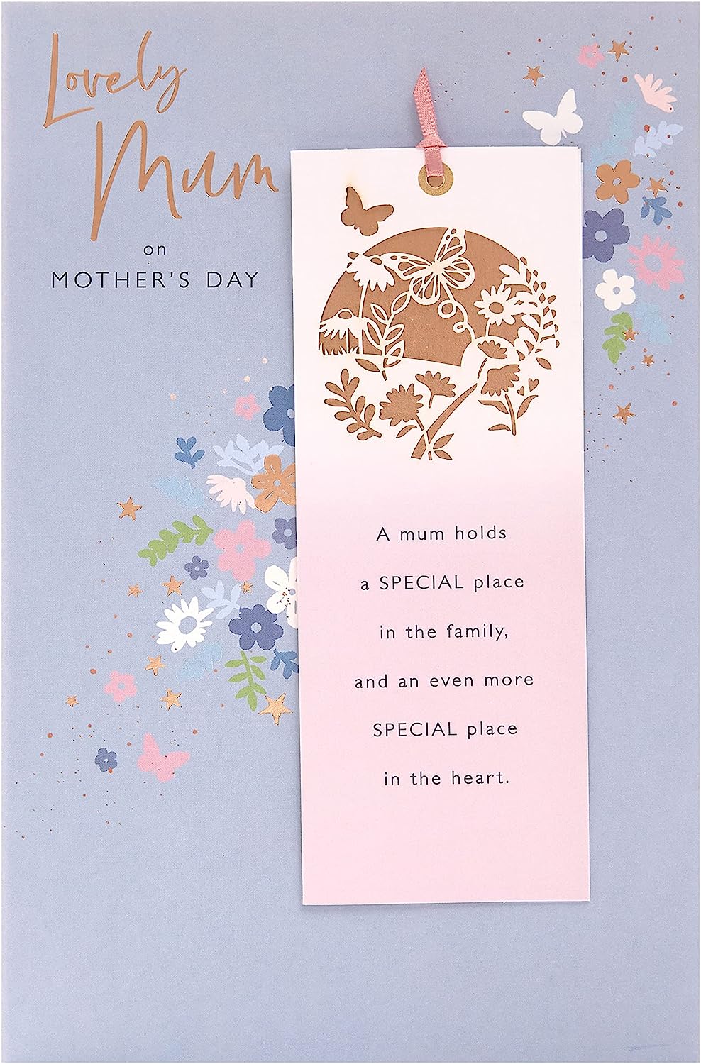 UK Greetings Beautiful Mother’s Day Card featuring floral design and heartfelt message, perfect for celebrating mothers.