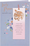 UK Greetings Mother's Day card with floral design, featuring colorful flowers and heartfelt message for celebrating moms.