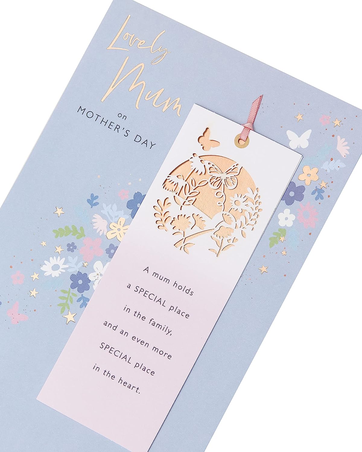 UK Greetings Beautiful Mother's Day Card featuring floral design and heartfelt message, perfect for celebrating mothers.
