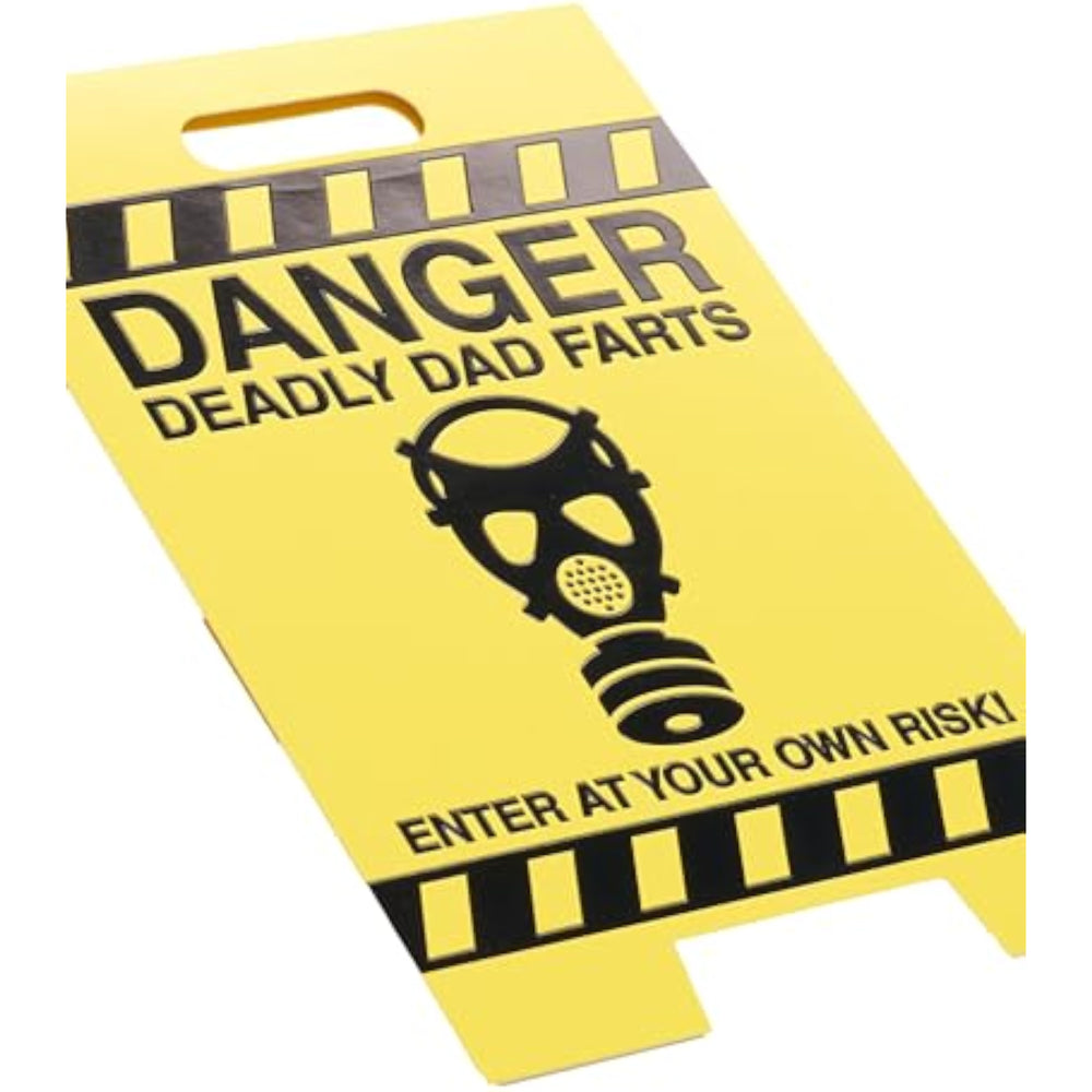 UK Greetings birthday card for Dad featuring a humorous 3D sign design, perfect for celebrating dad's birthday with a fun touch.