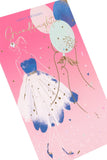 UK Greetings birthday card for granddaughter featuring a pretty pink design from the Thinking of You range.