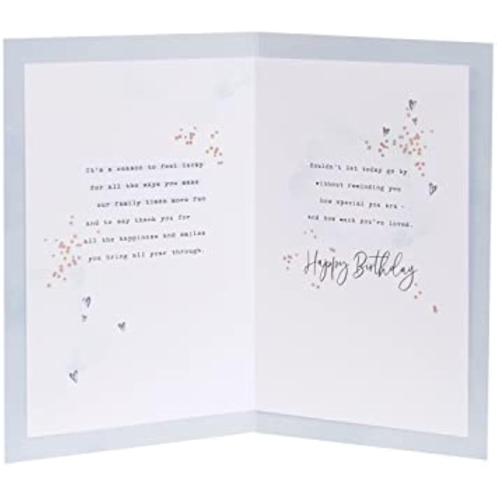 UK Greetings birthday card for grandson featuring a heartfelt design, with colorful illustrations and cheerful message inside.