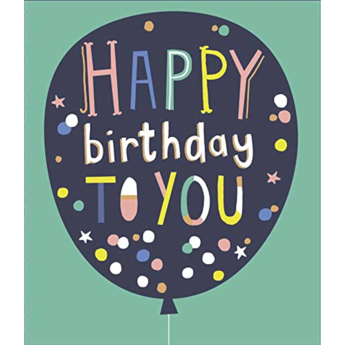 Colorful UK Greetings birthday card for her featuring cheerful designs, perfect for friends on their special day.