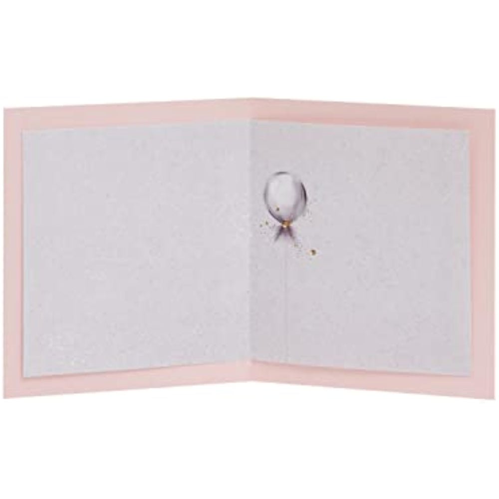 UK Greetings birthday card for her featuring a starry cake design, with envelope, perfect for female friends' celebrations.