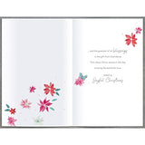 UK Greetings Blessings at Christmas greeting card featuring festive holiday design with seasonal blessings and cheerful imagery.