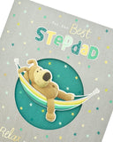 UK Greetings Boofle birthday card featuring a cute design, perfect for celebrating stepdads on their special day.