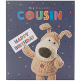 UK Greetings Boofle birthday card for cousin featuring a cute design, perfect for celebrating a special occasion.