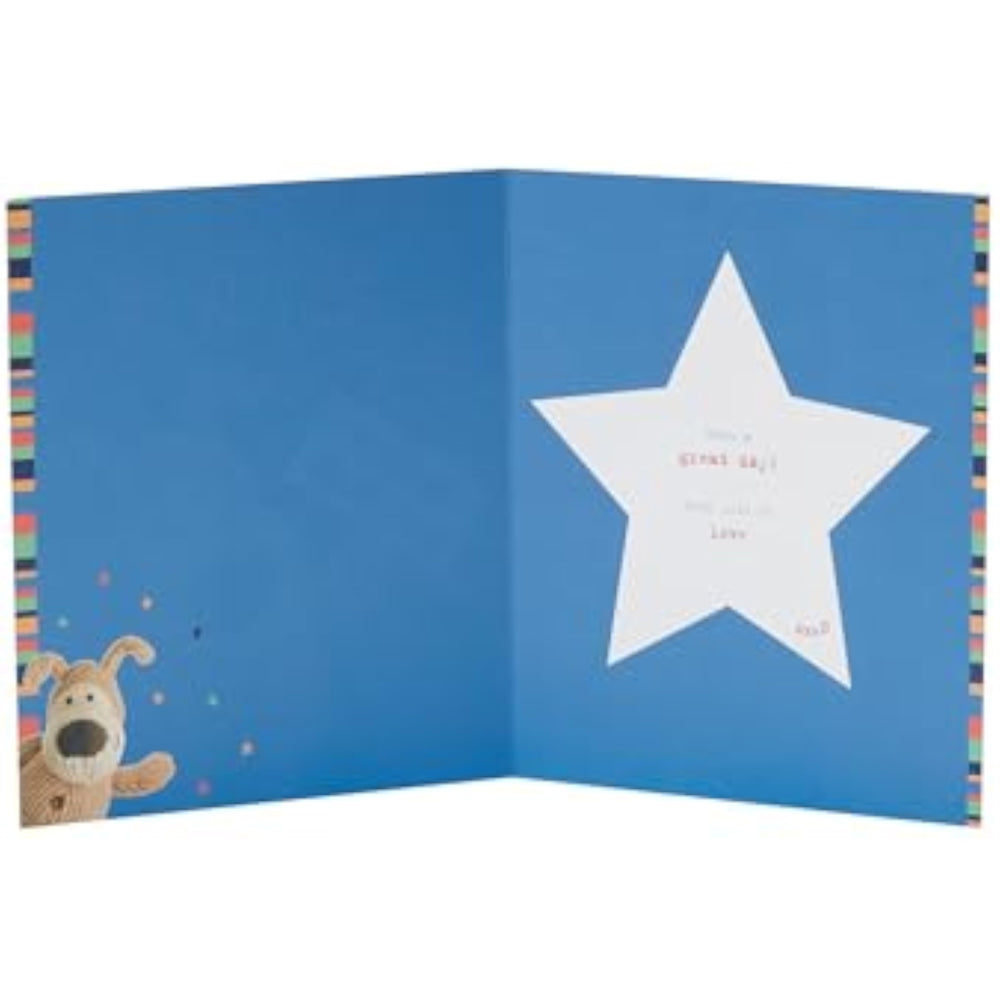 UK Greetings Boofle birthday card for cousin featuring a cute design, perfect for celebrating special occasions.