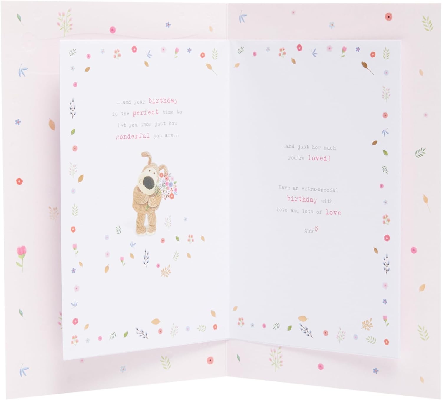 UK Greetings Boofle birthday card for daughter featuring a cute design, perfect for celebrating special occasions with loved ones.