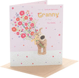 UK Greetings Boofle birthday card for granny featuring a cute design, perfect for sending warm birthday wishes to grandma.