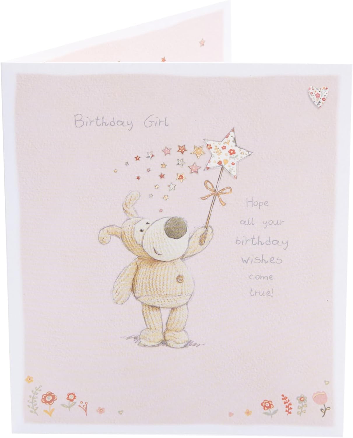 UK Greetings Boofle birthday card featuring colorful cartoon character and cheerful design, perfect for celebrating birthdays.