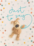 Set of 10 UK Greetings Boofle greeting cards, featuring colorful designs perfect for sending heartfelt messages.