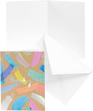Bright holographic thank you greeting cards by UK Greetings, set of 10, featuring vibrant, shimmering designs perfect for expressing gratitude.