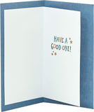 UK Greetings Brother foil finished classic birthday card, featuring festive design and greeting, ideal for celebrating a brother's birthday