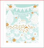 UK Greetings religious church Easter greeting card with Easter blessings, featuring festive religious imagery for Easter celebrations.
