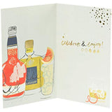 UK Greetings Cheers to 70 Years greeting card featuring a celebratory design with glasses raised in toast.