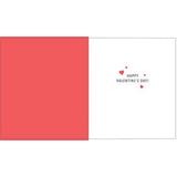 UK Greetings cheese design girlfriend Valentine's Day card featuring a cute cheese illustration and romantic message.