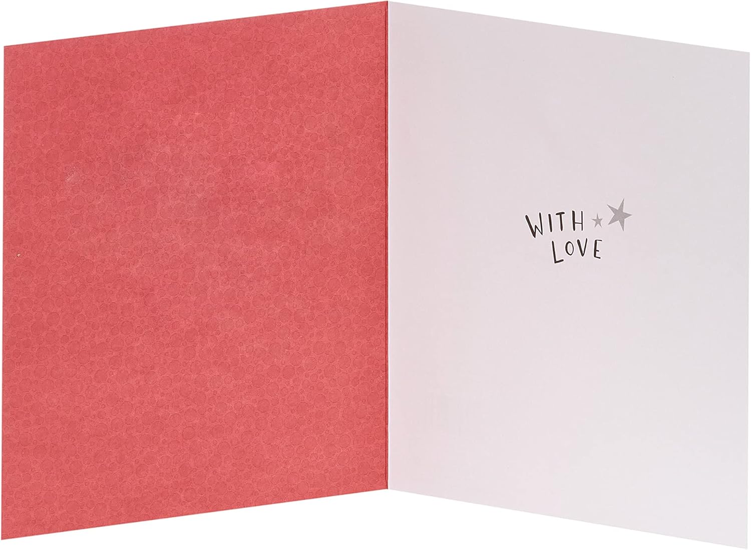 UK Greetings Christmas card for son featuring elegant gold lettering design, with festive holiday imagery and heartfelt message.