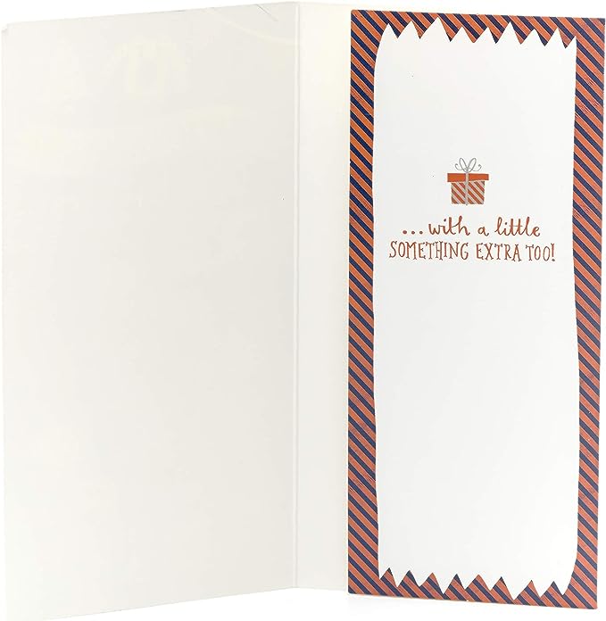 UK Greetings Christmas Icons Money Holder Christmas Tweets greeting card featuring festive holiday design and cheerful holiday icons.