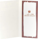 UK Greetings Christmas Icons Money Holder Christmas Tweets greeting card featuring festive holiday design and cheerful holiday icons.