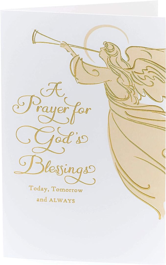 UK Greetings Christmas Prayer religious greeting card featuring festive holiday design and heartfelt prayer message.