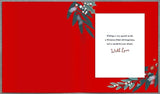UK Greetings Christmas Wreath Auntie Christmas Card, featuring festive wreath design on greeting card for the holiday season.