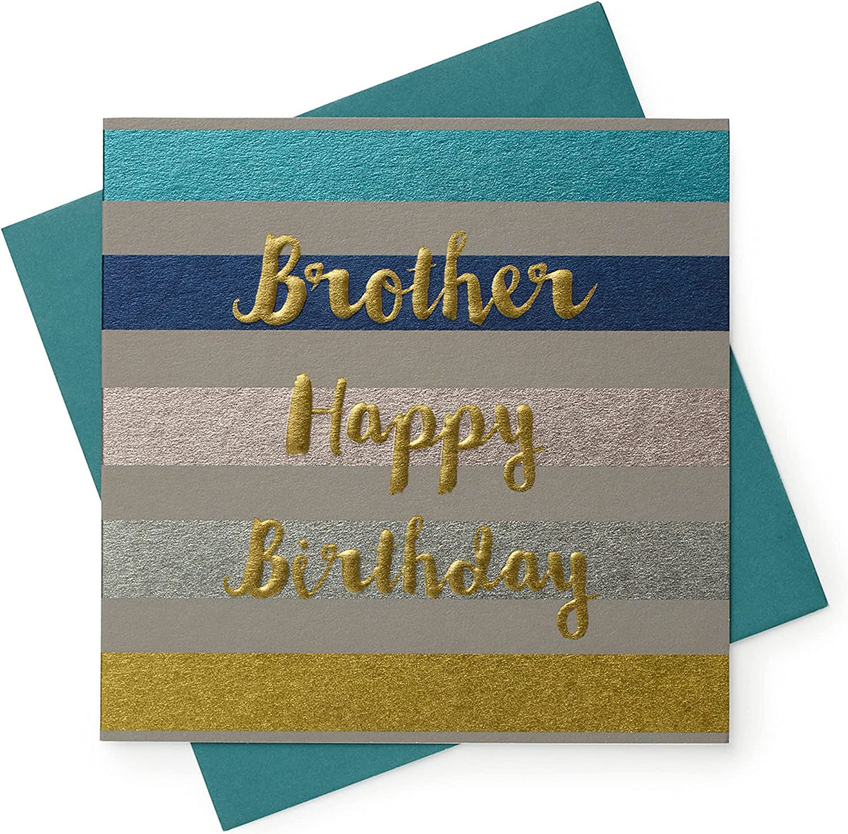 UK Greetings classic birthday card for brother, featuring colorful design and cheerful message, perfect for celebrating a special day.