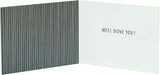 UK Greetings Clever Sausage congratulations greeting card with humorous "Well Done You!" message and playful sausage illustration.